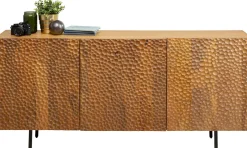 Best KARE Design Komoda 3-drzwiowa do salonu drewno mango ręczne wykonanie 160x75 cm - KARE