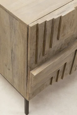 Best KARE Design Komoda 5-drzwiowa rustykalna z drewna mango 184x76 cm - KARE