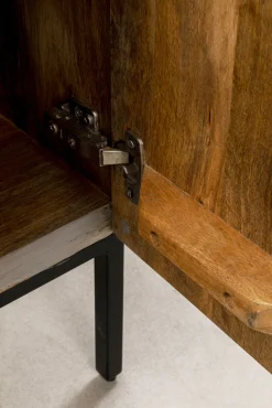 Best KARE Design Komoda 5-drzwiowa rustykalna z drewna mango 184x76 cm - KARE