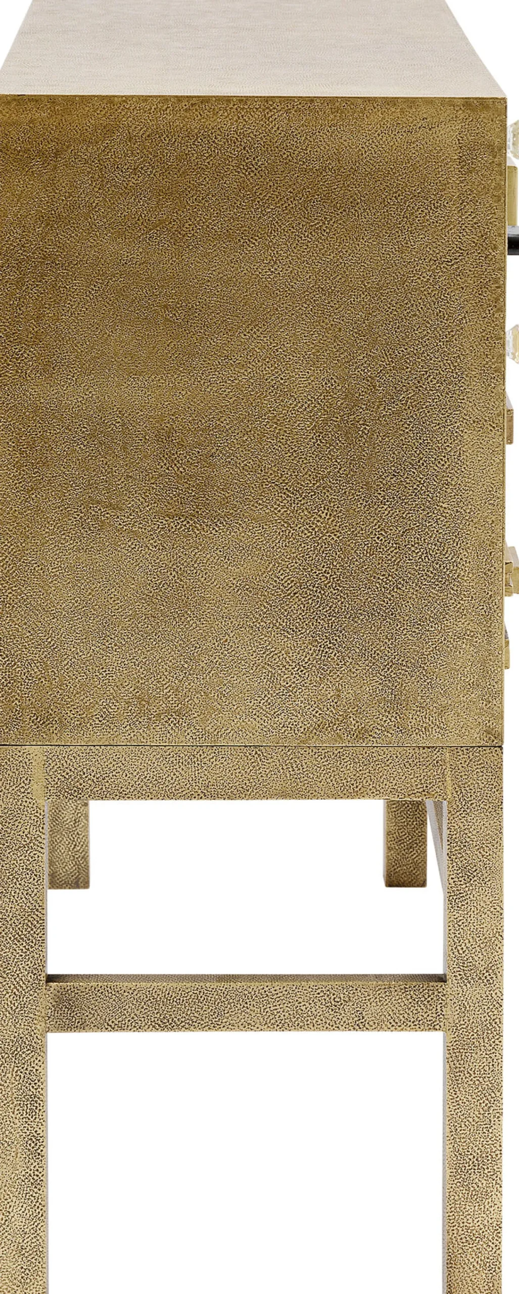 Best KARE Design Komoda ekskluzywna z szufladami antyczne złoto ręczne wykonanie 110x105 cm - KARE