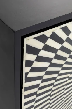 Fashion KARE Design Komoda Electro 160x80 cm czarno-biała - KARE