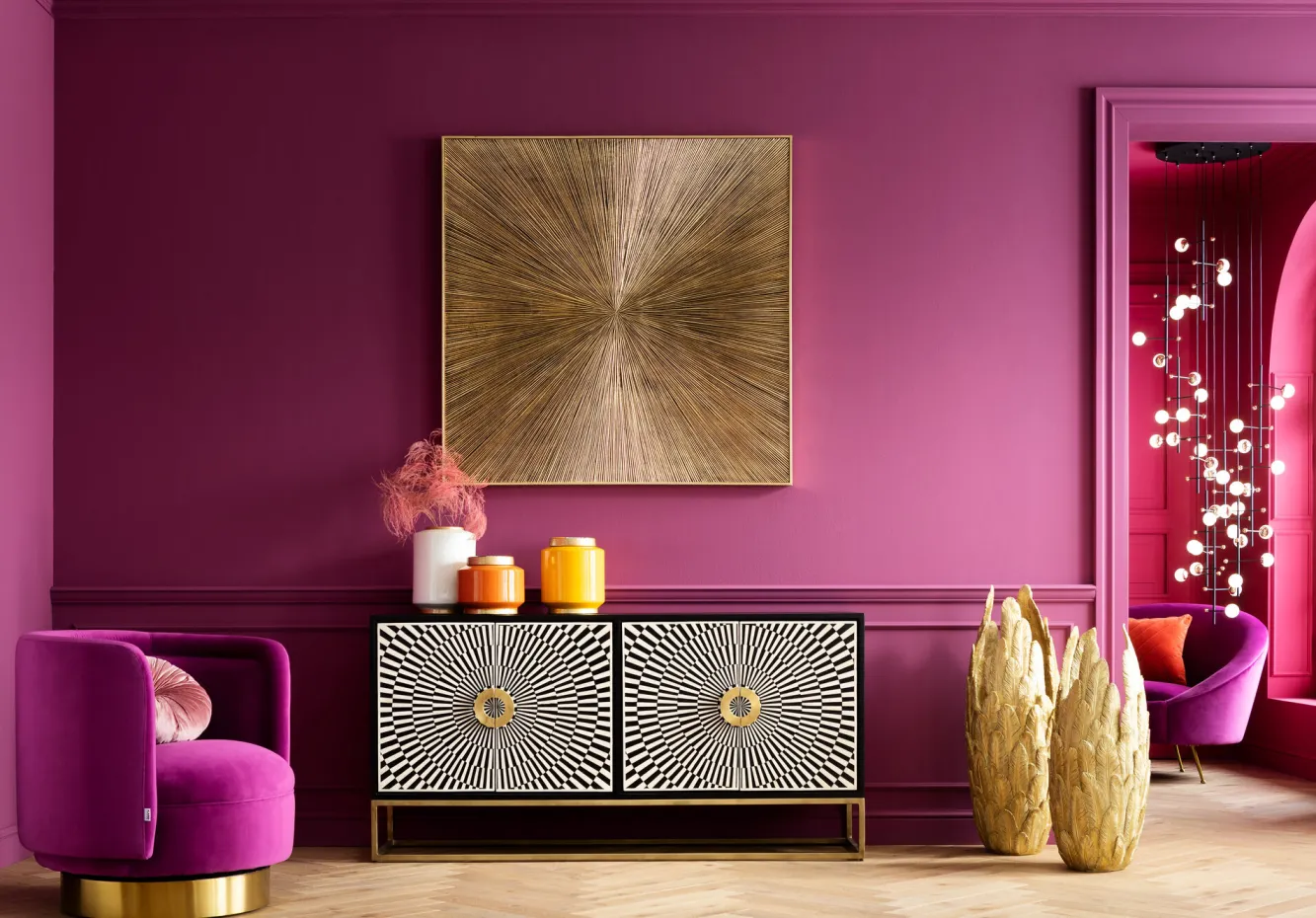 Fashion KARE Design Komoda Electro 160x80 cm czarno-biała - KARE