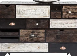 Hot KARE Design Komoda Finca 114x80 cm ciemnobrązowa mango - KARE