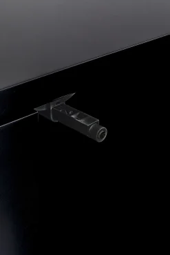 Fashion KARE Design Komoda glamour czterodrzwiowa czarno-złota 165 cm - KARE