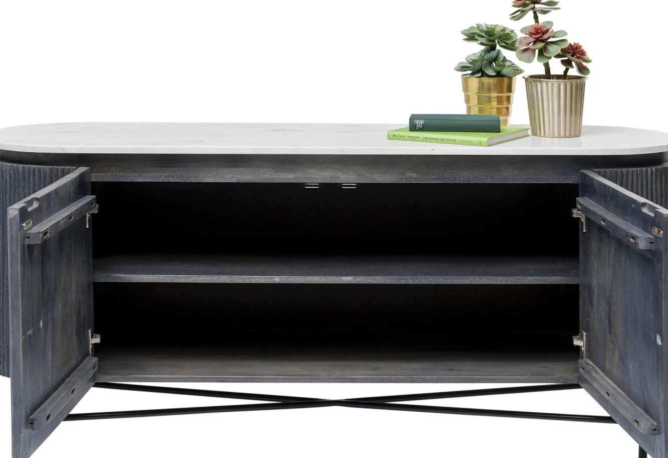 Online KARE Design Komoda Glenn 160x75 cm biało-szara - KARE