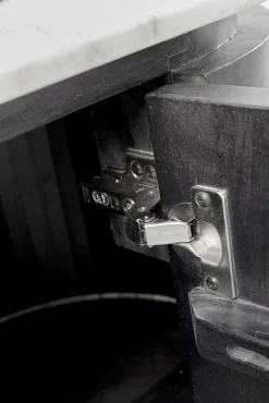 Outlet KARE Design Komoda Glenn 100x138 cm ciemnoszara - KARE