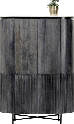 Outlet KARE Design Komoda Glenn 100x138 cm ciemnoszara - KARE