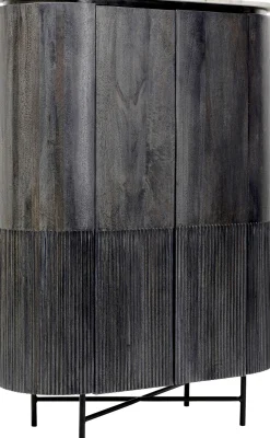 Outlet KARE Design Komoda Glenn 100x138 cm ciemnoszara - KARE