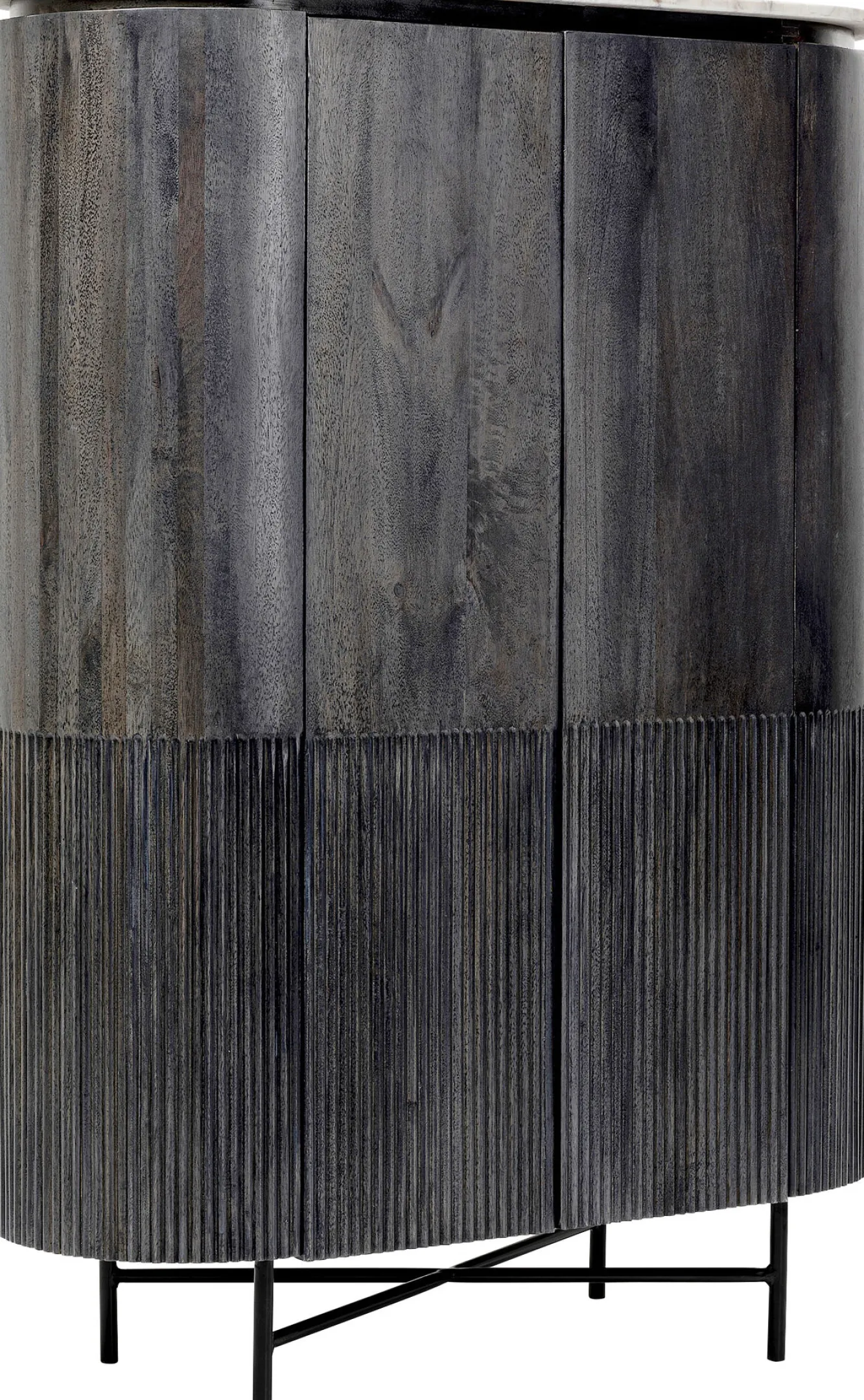 Outlet KARE Design Komoda Glenn 100x138 cm ciemnoszara - KARE