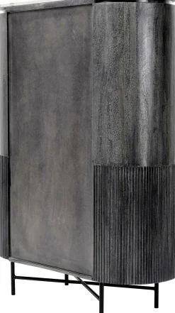 Outlet KARE Design Komoda Glenn 100x138 cm ciemnoszara - KARE