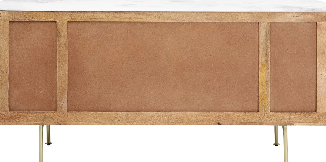 Clearance KARE Design Komoda Grace 160x78 cm drewno mango - blat marmur - KARE