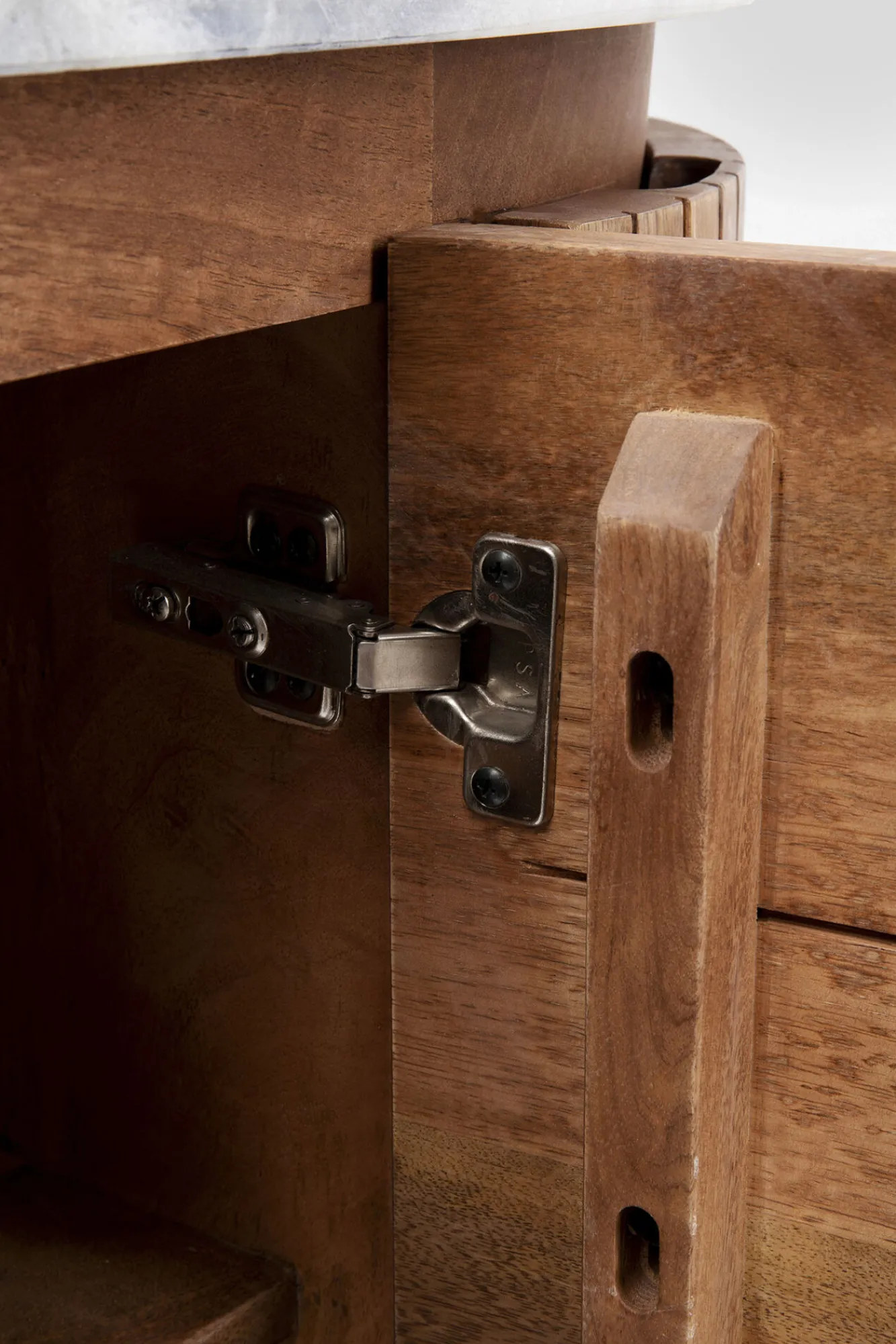 Clearance KARE Design Komoda Grace 160x78 cm drewno mango - blat marmur - KARE