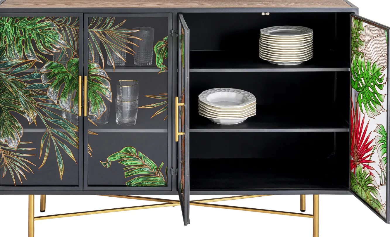 Discount KARE Design Komoda Jungle 135x95 cm kolorowa - KARE