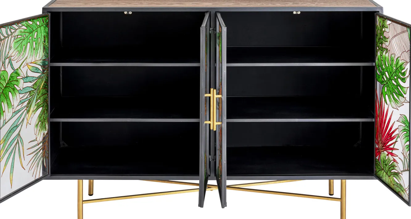 Discount KARE Design Komoda Jungle 135x95 cm kolorowa - KARE