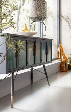 Best KARE Design Komoda La Gomera 180x85 cm grafitowa - KARE