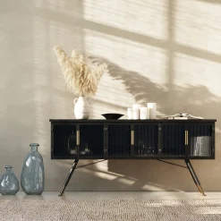 Best KARE Design Komoda La Gomera 180x85 cm grafitowa - KARE