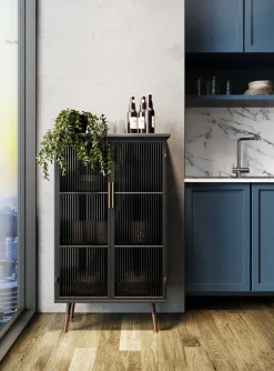 Clearance KARE Design Komoda La Gomera 72x120 cm grafitowa - KARE