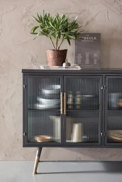 New KARE Design Komoda La Gomera 120x75 cm grafitowa - KARE