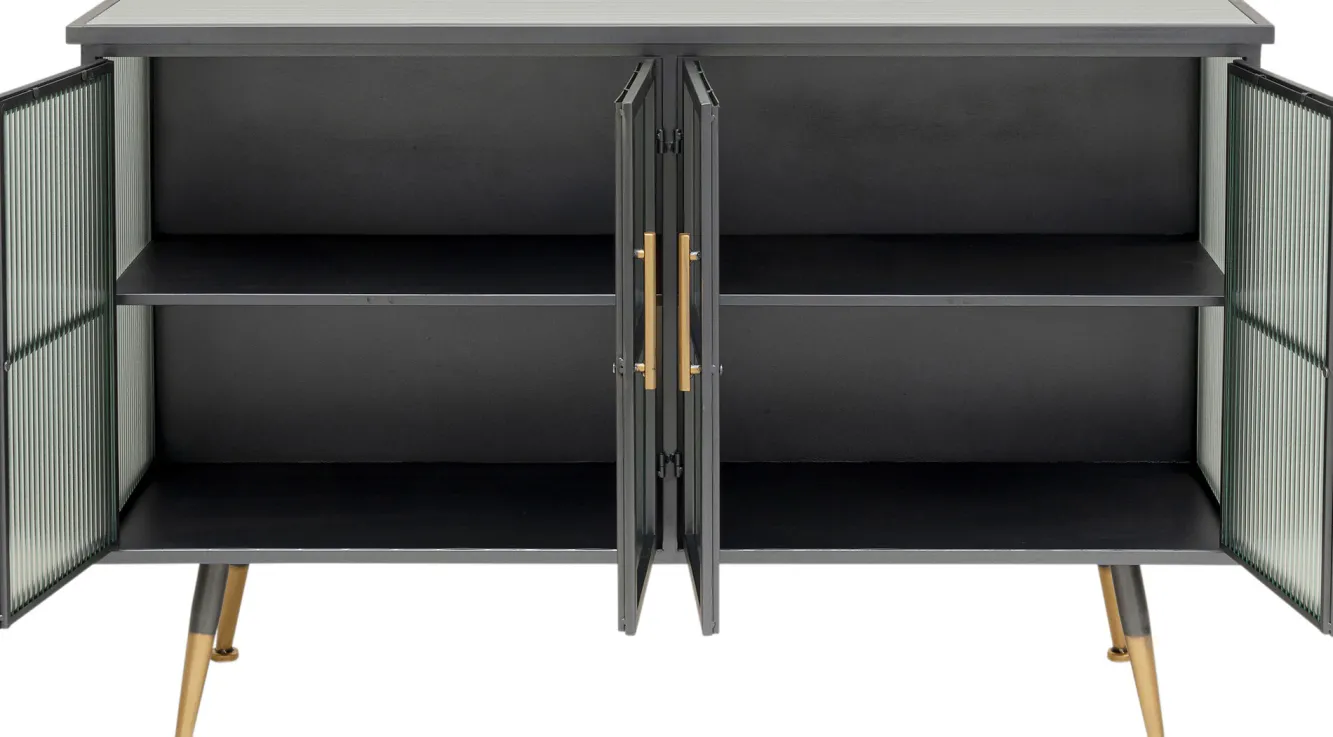 New KARE Design Komoda La Gomera 120x75 cm grafitowa - KARE