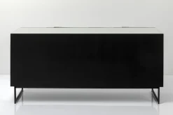 Outlet KARE Design Komoda lustrzana 4-drzwiowa nogi czarne 160x80 cm - KARE