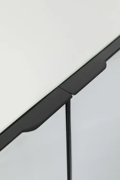 Outlet KARE Design Komoda lustrzana 4-drzwiowa nogi czarne 160x80 cm - KARE