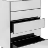 New KARE Design Komoda lustrzana z 5 szufladami nogi czarne 65x114 cm - KARE