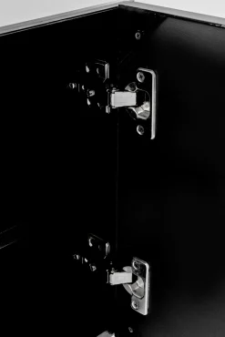 New KARE Design Komoda lustrzana z 5 szufladami nogi czarne 65x114 cm - KARE