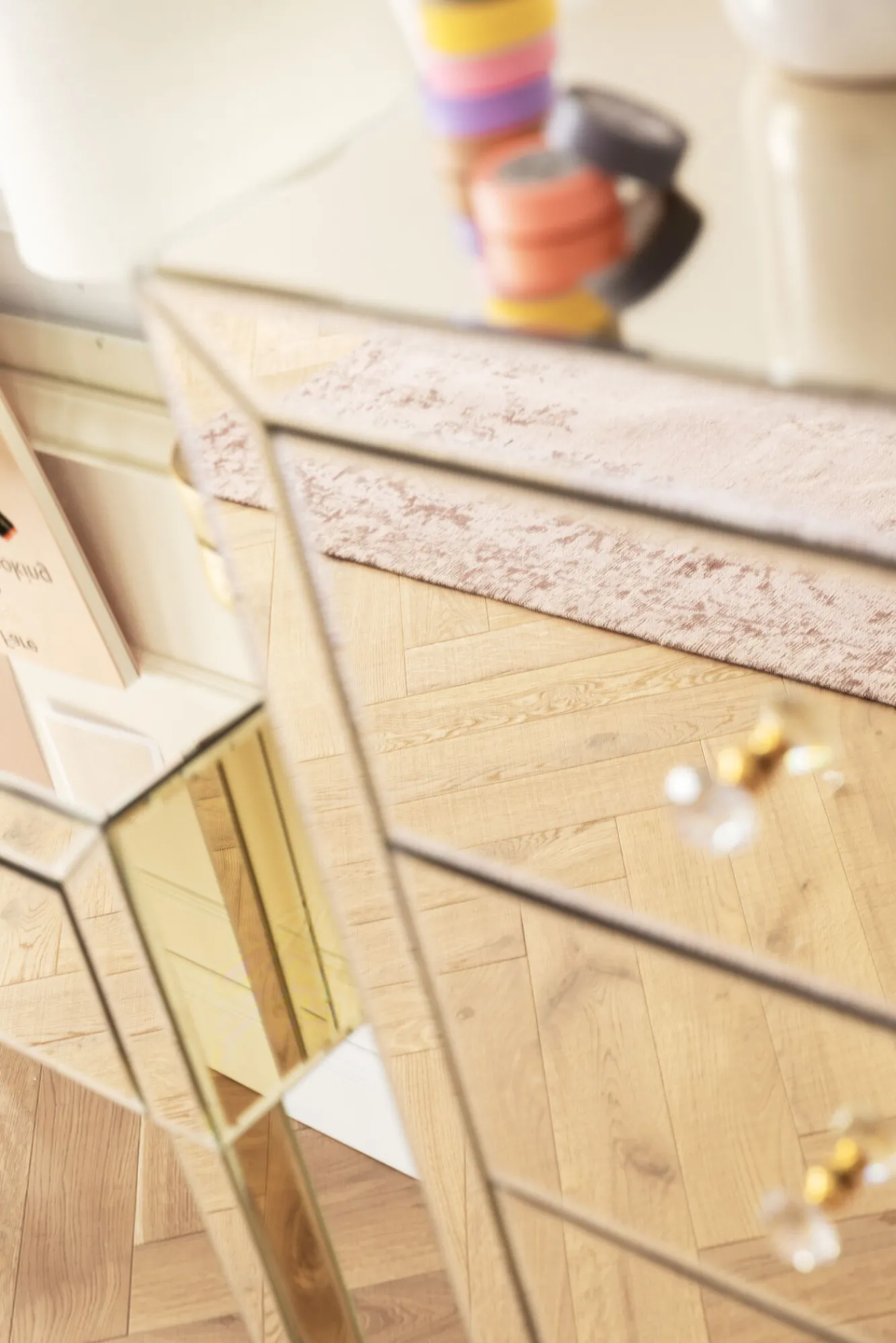 Best KARE Design Komoda Luxury Gold 5 49x110 cm szampańska - KARE