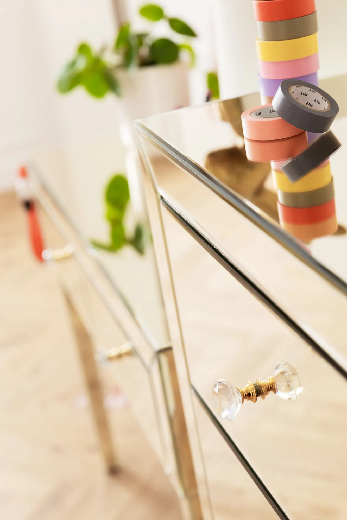 Best KARE Design Komoda Luxury Gold 5 49x110 cm szampańska - KARE