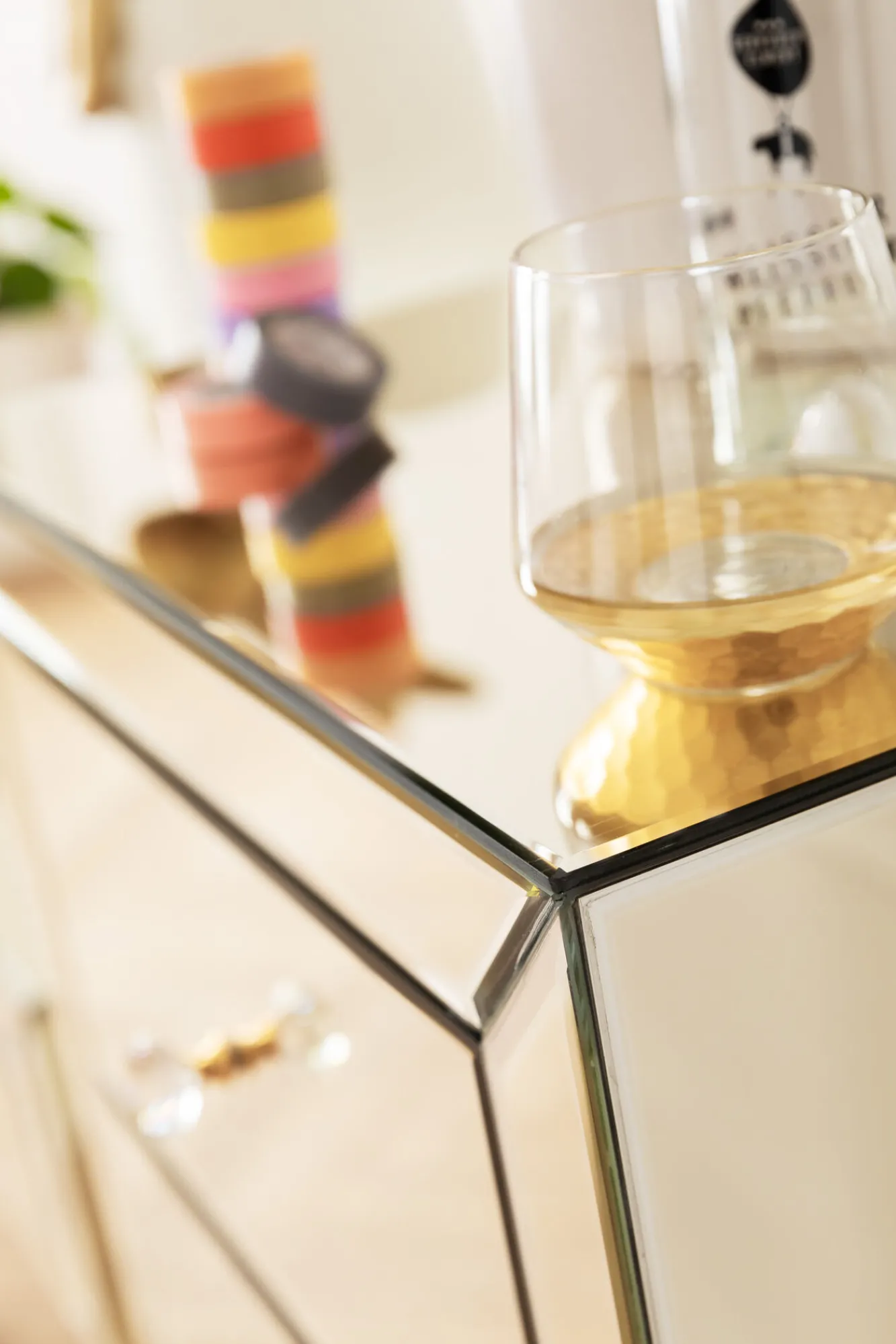 Best KARE Design Komoda Luxury Gold 5 49x110 cm szampańska - KARE