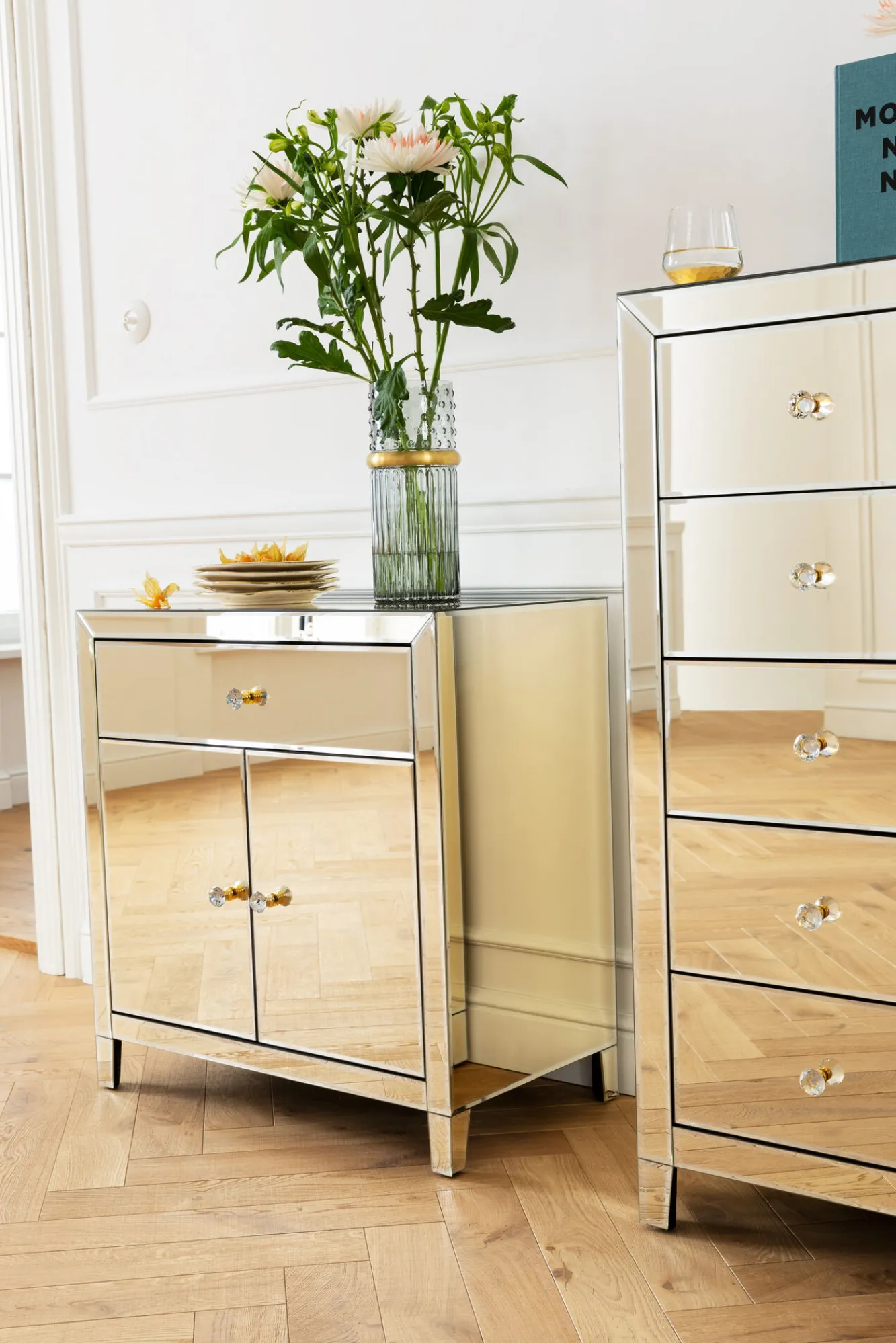 Best KARE Design Komoda Luxury Gold 5 49x110 cm szampańska - KARE