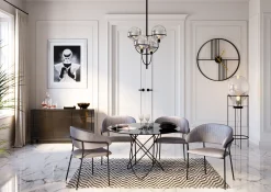 Clearance KARE Design Komoda Luxury Push 141x77 cm szara - KARE