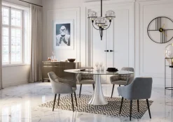 Clearance KARE Design Komoda Luxury Push 141x77 cm szara - KARE