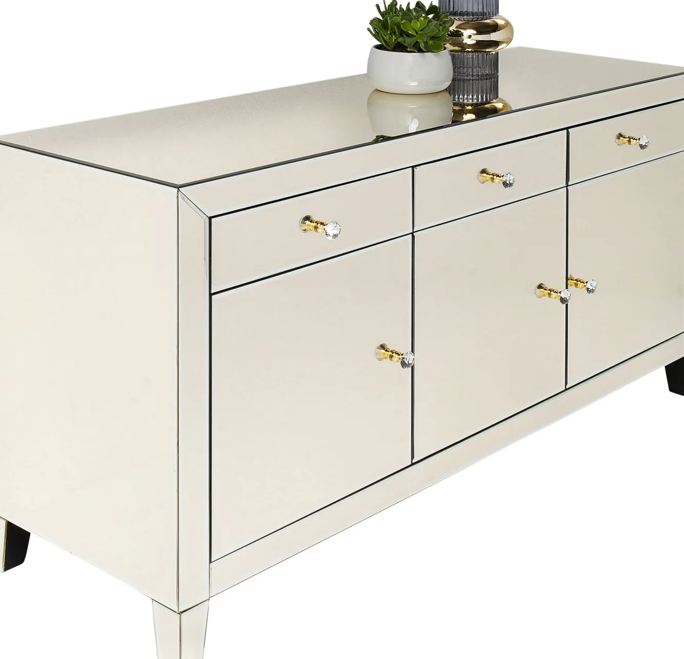 Clearance KARE Design Komoda Luxury 141x77 cm szampańska - KARE