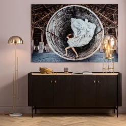 Discount KARE Design Komoda Milano 180x85 cm ciemnobrązowa - KARE