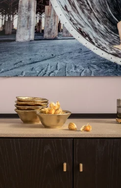 Discount KARE Design Komoda Milano 180x85 cm ciemnobrązowa - KARE