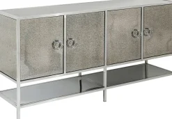 Best KARE Design Komoda Moonscape 156x80 cm srebrna - KARE