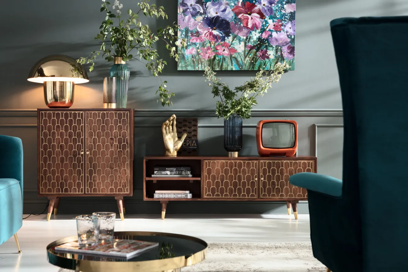 Online KARE Design Komoda Muskat 75x85 cm brązowa - KARE