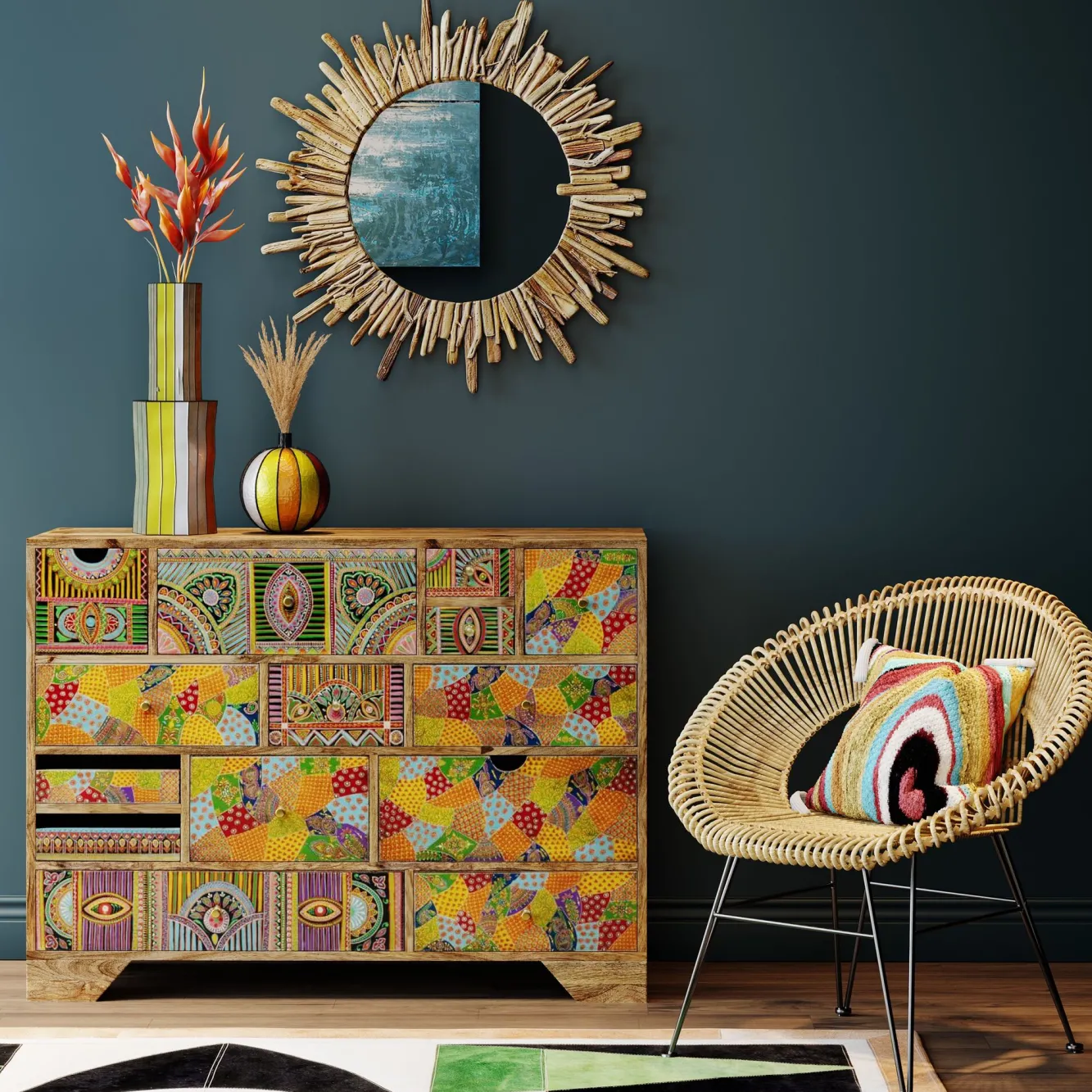 Online KARE Design Komoda Paradise 118x88 cm kolorowa - KARE