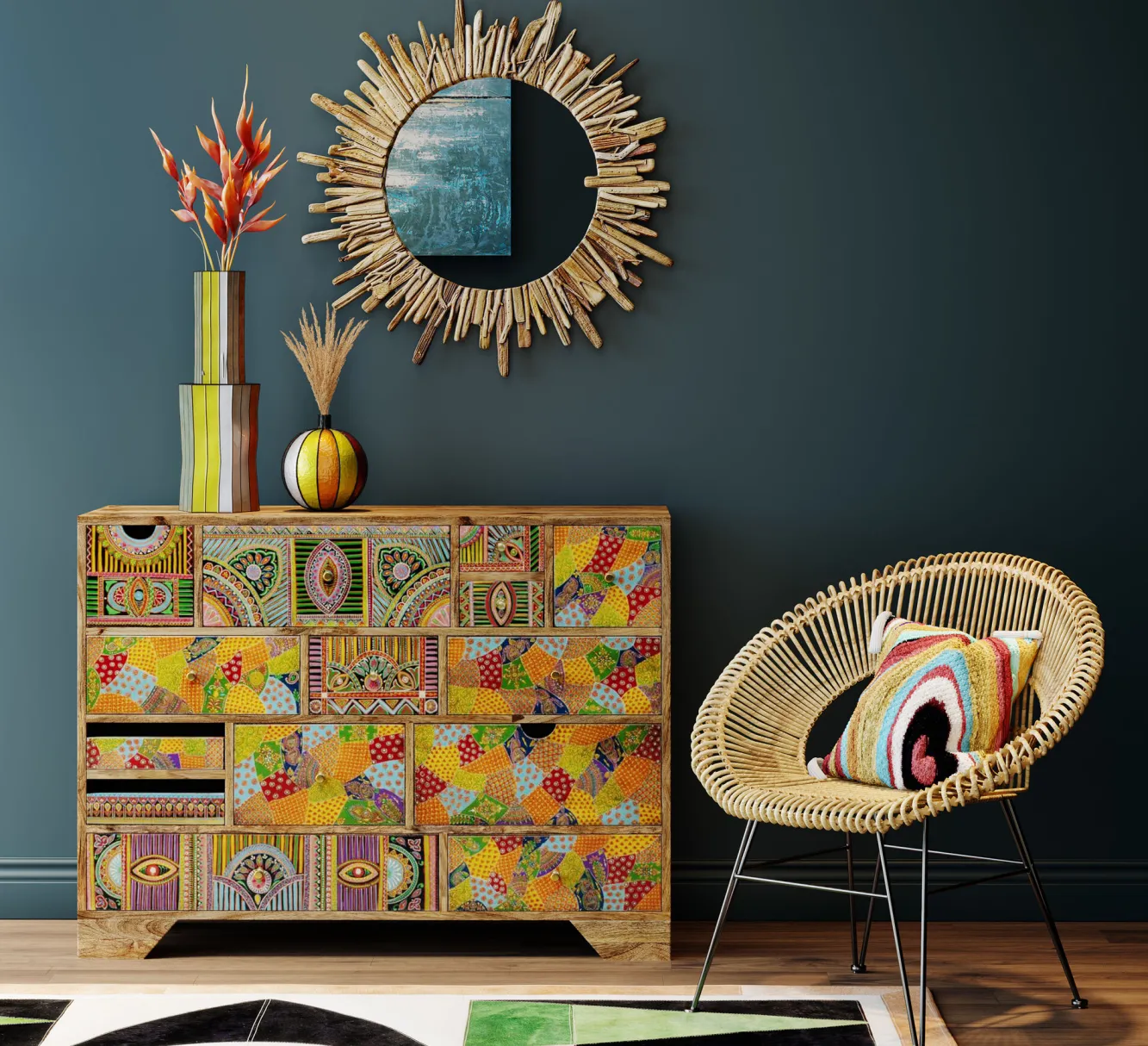 Online KARE Design Komoda Paradise 118x88 cm kolorowa - KARE