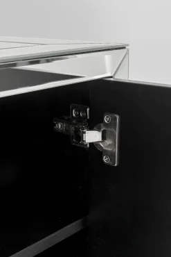 Sale KARE Design Komoda Queen 162x77 cm lustrzana - podstawa złota - KARE