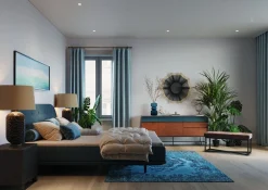 Clearance KARE Design Komoda Selina 160x75 cm ciemnoszara - front orzech - KARE