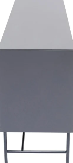 Clearance KARE Design Komoda Selina 160x75 cm ciemnoszara - front orzech - KARE