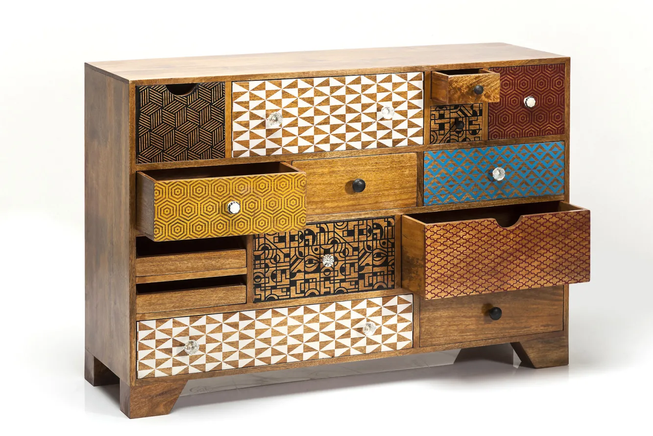 Sale KARE Design Komoda Soleil 115x80 cm kolorowa - KARE