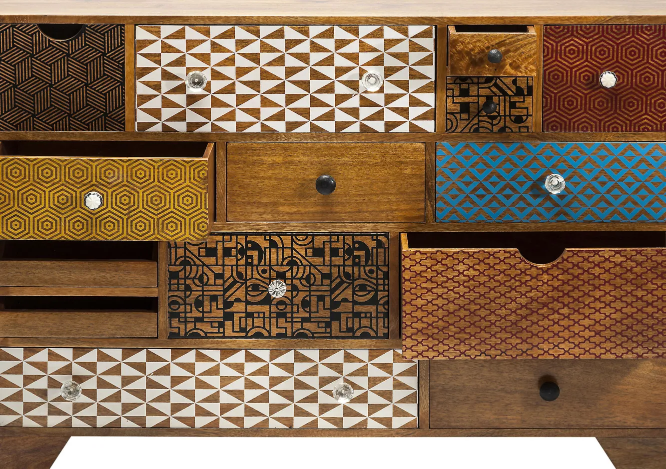 Sale KARE Design Komoda Soleil 115x80 cm kolorowa - KARE