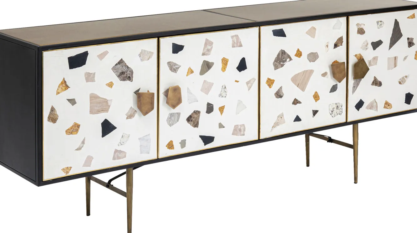 Clearance KARE Design Komoda Terrazzo 183x77 cm kolorowa - KARE