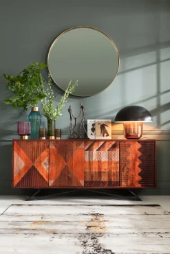 Clearance KARE Design Komoda Tomahawk 177x75 cm kolorowa - KARE