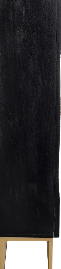 Online KARE Design Komoda wysoka drewniana boho czarno-brązowa 76x140 cm - KARE