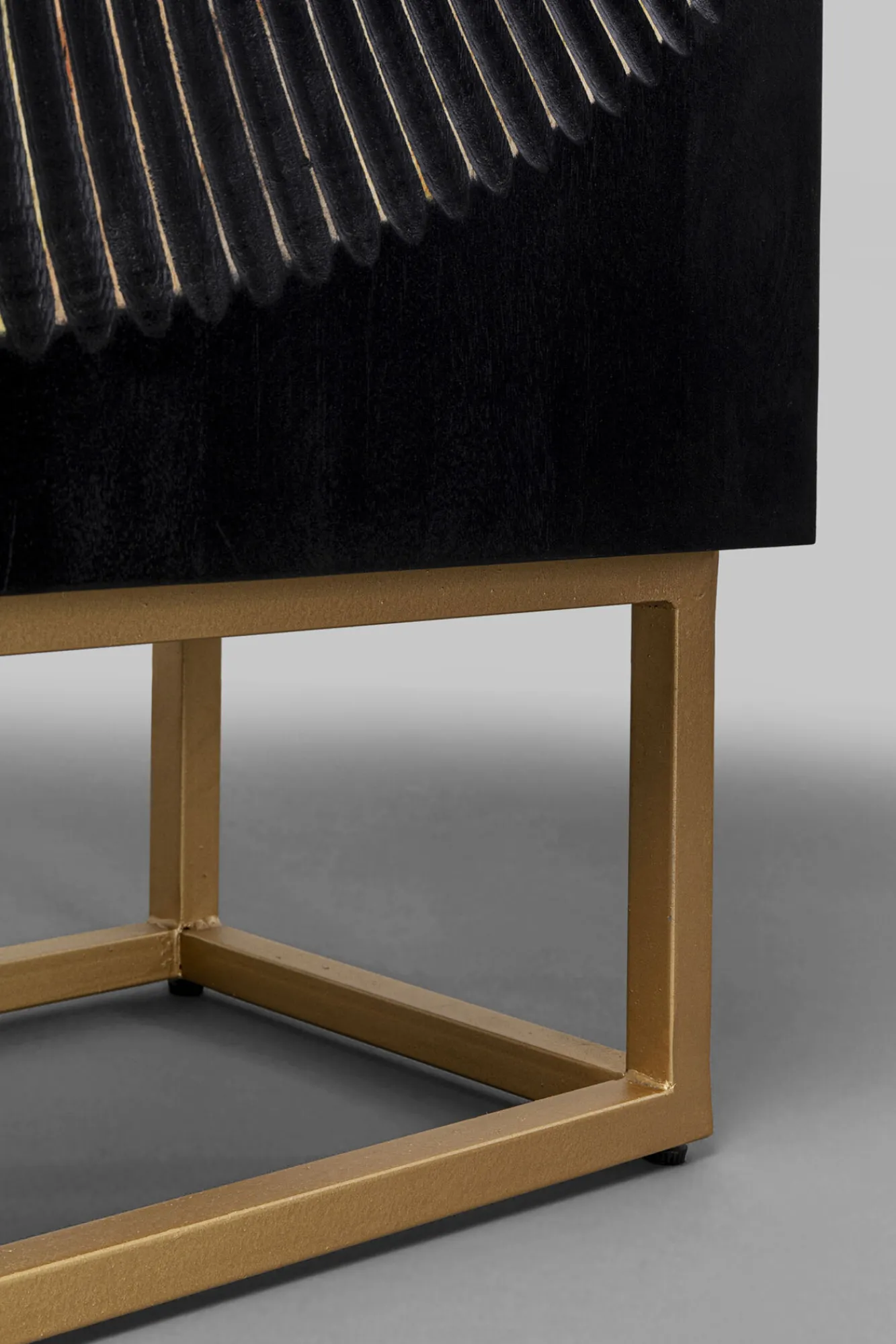 Online KARE Design Komoda wysoka drewniana boho czarno-brązowa 76x140 cm - KARE