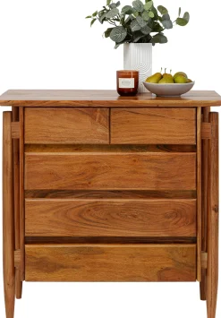 New KARE Design Komoda z 5 szufladami drewno akacjowe 85x85 cm - KARE